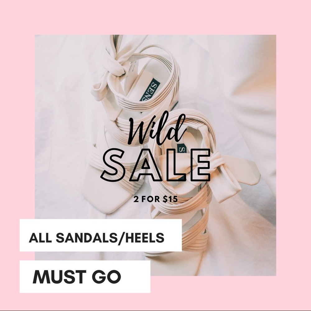 Sandals and heels must go!